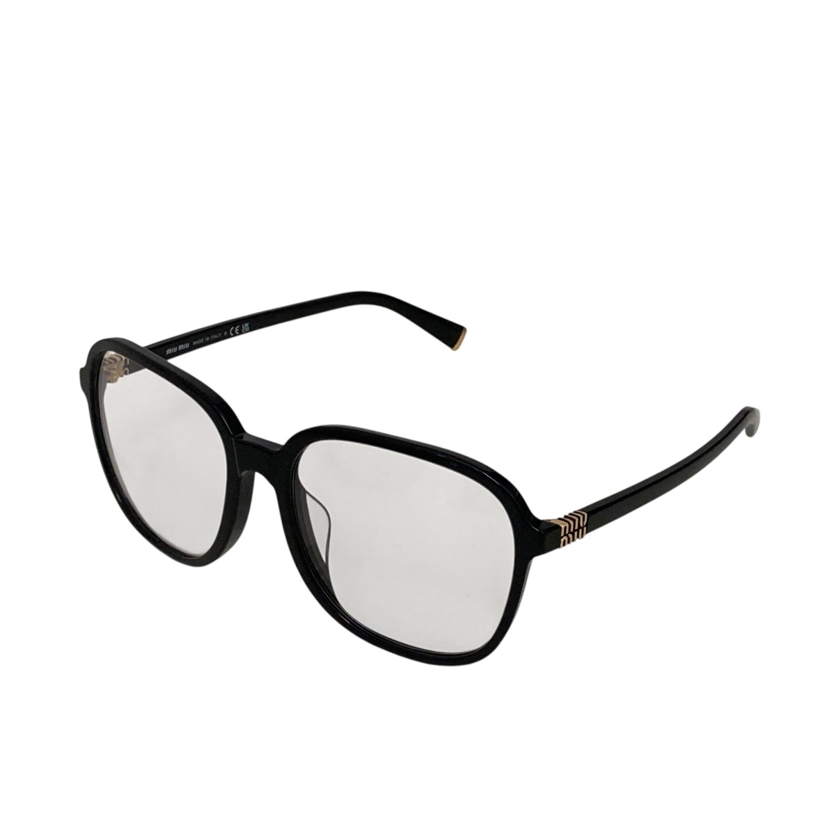 【中古】 MIU MIU　 25AW Miu Regard sunglasses 眼鏡 SMU B01-F ブラック サイズ：58□18 【190226】（ミュウミュウ）