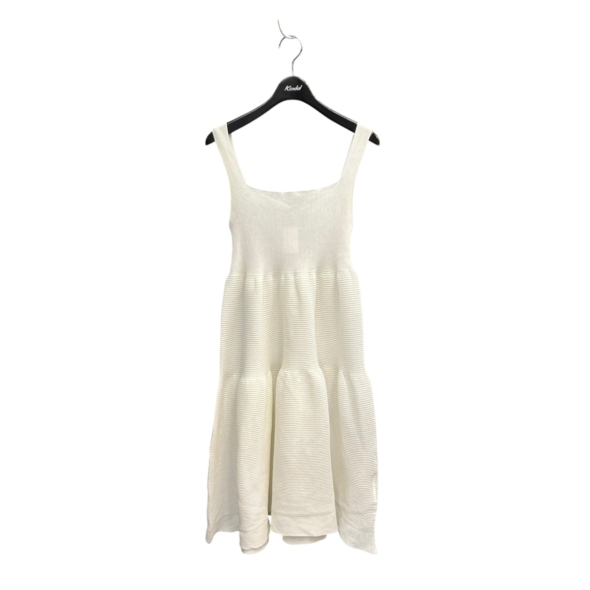 【中古】CFCL TC CASCADES SLEEVELESS MINI DRESS ノースリーブワンピース CF009KH157 ホワイト サイズ：F 【190226】（シーエフシーエル）