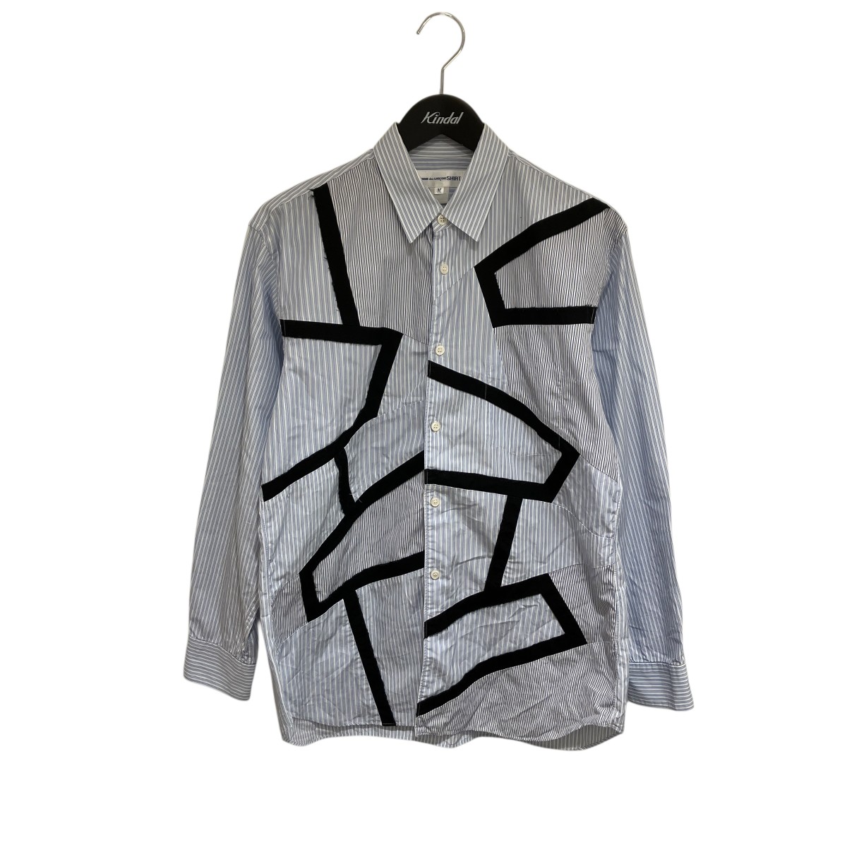 【中古】 COMME des GARCONS SHIRT　 長袖シャツ W16079 ブルー サイズ：M 【190226】（コムデギャルソンシャツ）