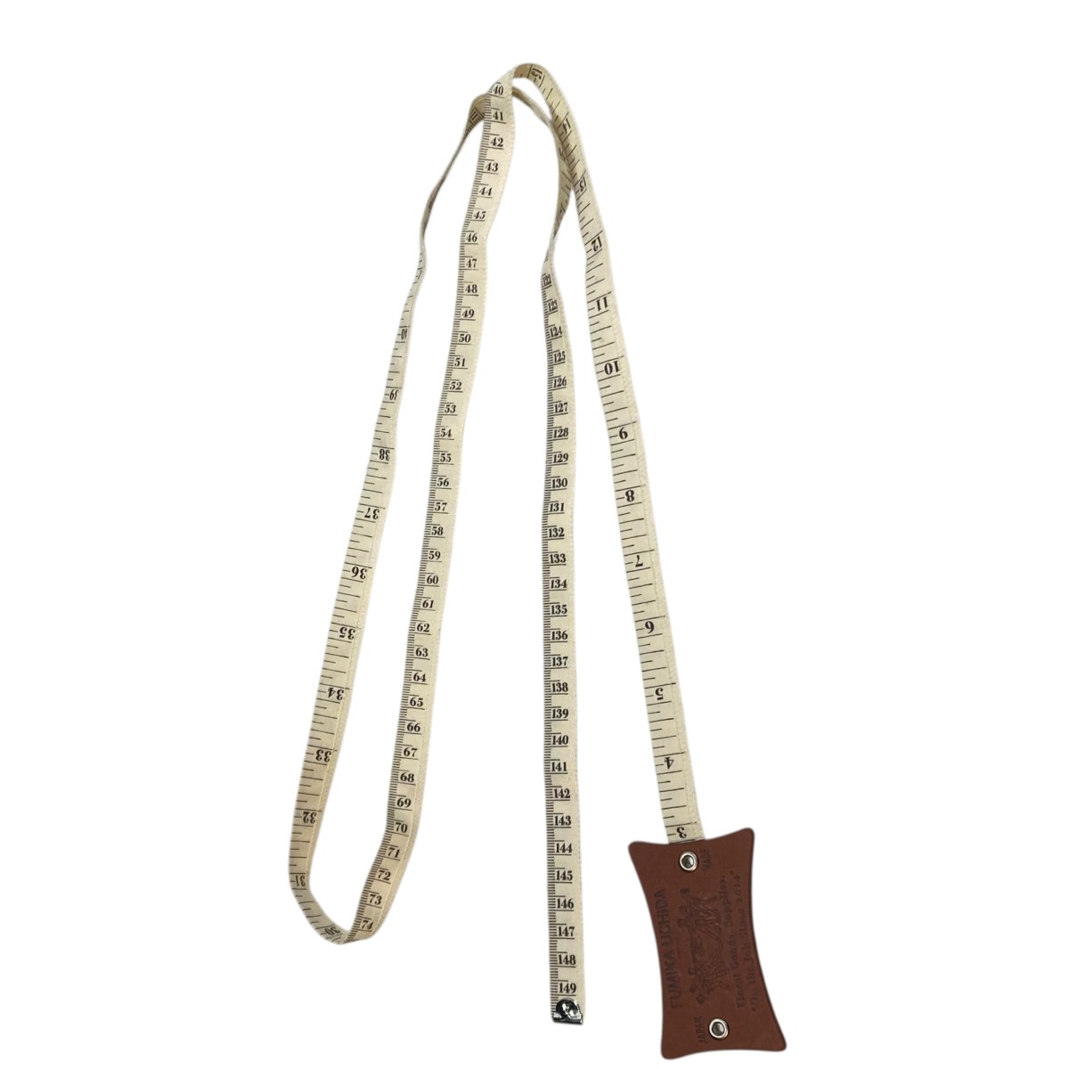 【中古】FUMIKA UCHIDA TAPE MEASURE BELT 胴締め 赤銅色 【200226】（フミカウチダ） ベルト・サスペンダー-バッグ・小物・ブランド雑貨