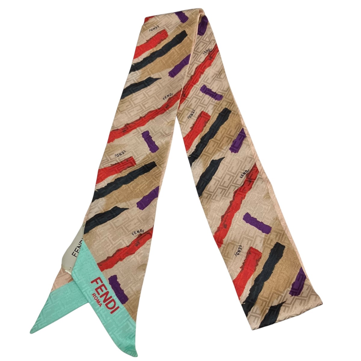 楽天市場】フェンディ FENDI ラッピー バンドスカーフ FXT011 スカーフ