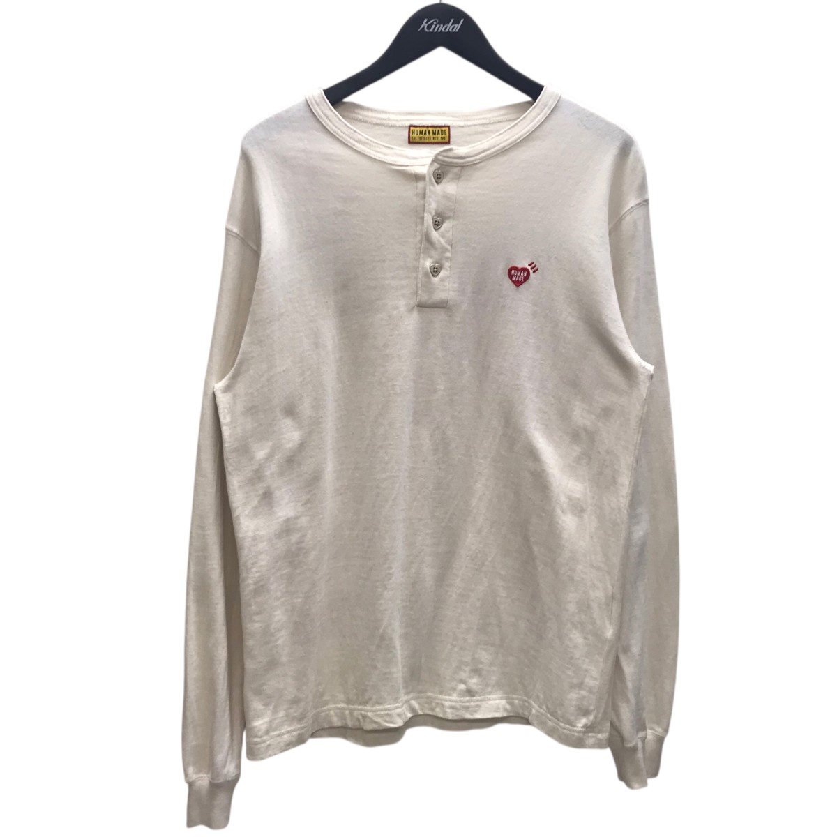 楽天市場】HUMAN MADE 24ss HENLEY NECK L/S TEE Lサイズ ヒューマン