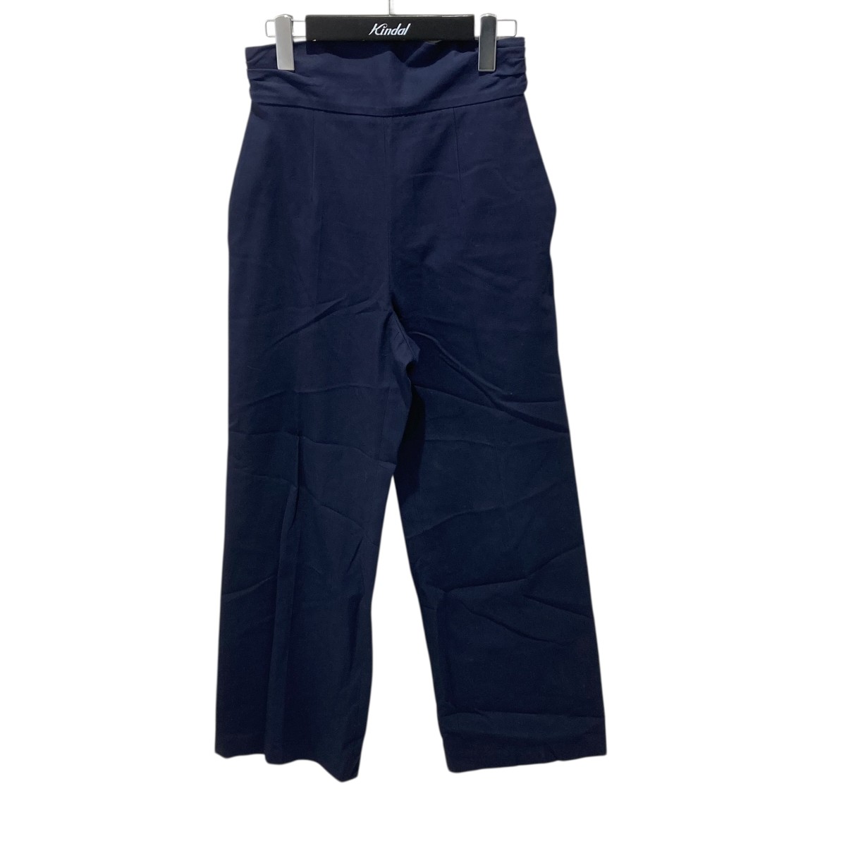 【中古】\u003cBR\u003emame kurogouchi\u003cBR\u003e24SS Back String Cotton Flare Trousers 太陽フレアズボン下 MM24SS-PT066 米国海軍 大いさ：2\u003cBR\u003e【必要経費思いなおす】 レディースファッション-ズボン・パンツ