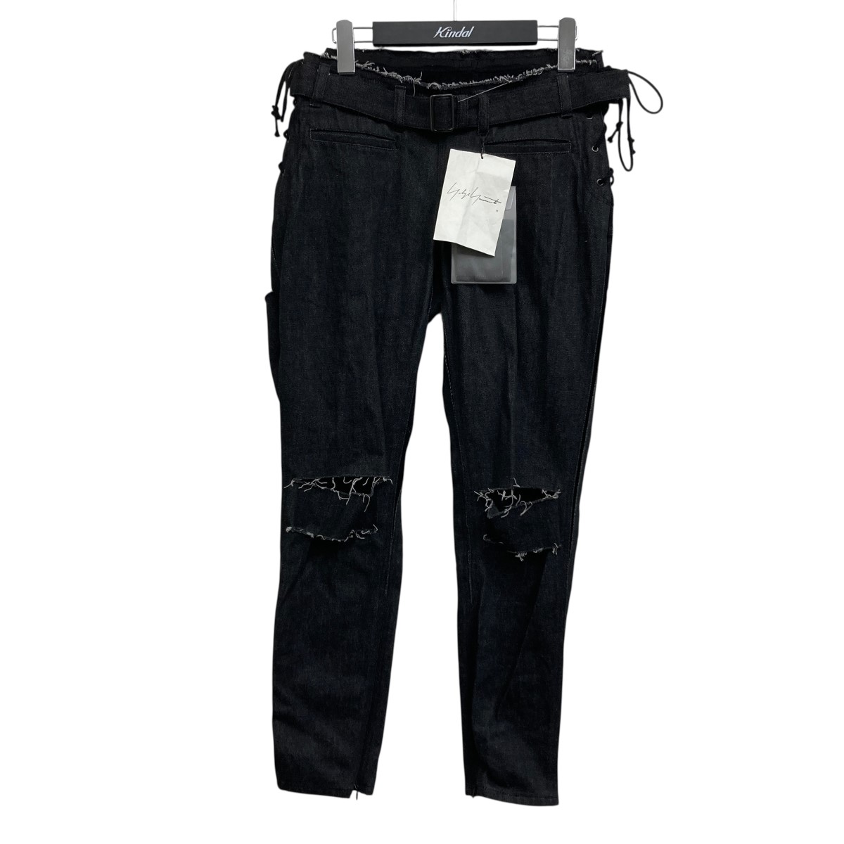 【中古】 YOHJI YAMAMOTO　 デニムパンツ ブラック サイズ：1 【200226】（ヨウジヤマモト）