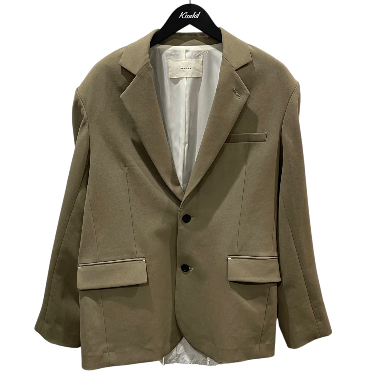 楽天市場】【中古】TODAYFUL Collarless Cottonsatin Jacket 12510106