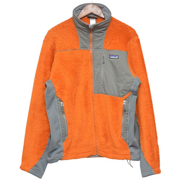 【中古】 Patagonia　 2011年製　R3 ハイロフトジャケット　フリースジャケット　ブルゾン　25700FA11 オレンジ×グレー サイズ：S 【200226】（パタゴニア）