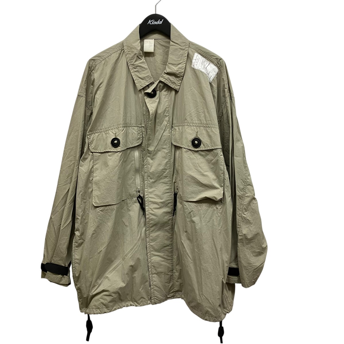 【中古】 N．HOOLYWOOD　 ナイロンジャケット 9241-BL03-002 カーキ サイズ：40 【200226】（エヌハリウッド）