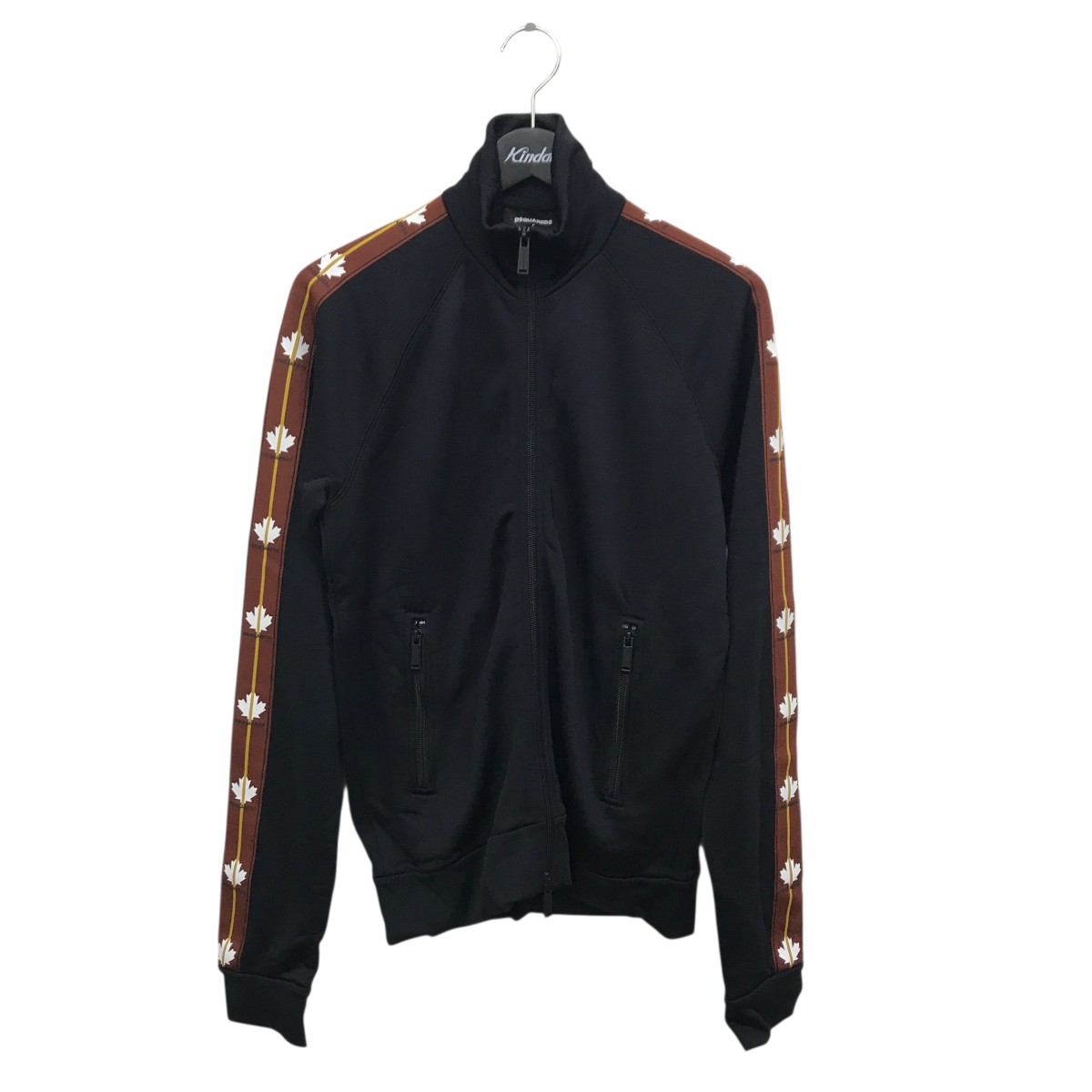 【中古】 DSQUARED2　 トラックジャケット S74HG0118 ブラック サイズ：S 【210226】（ディースクエアード）