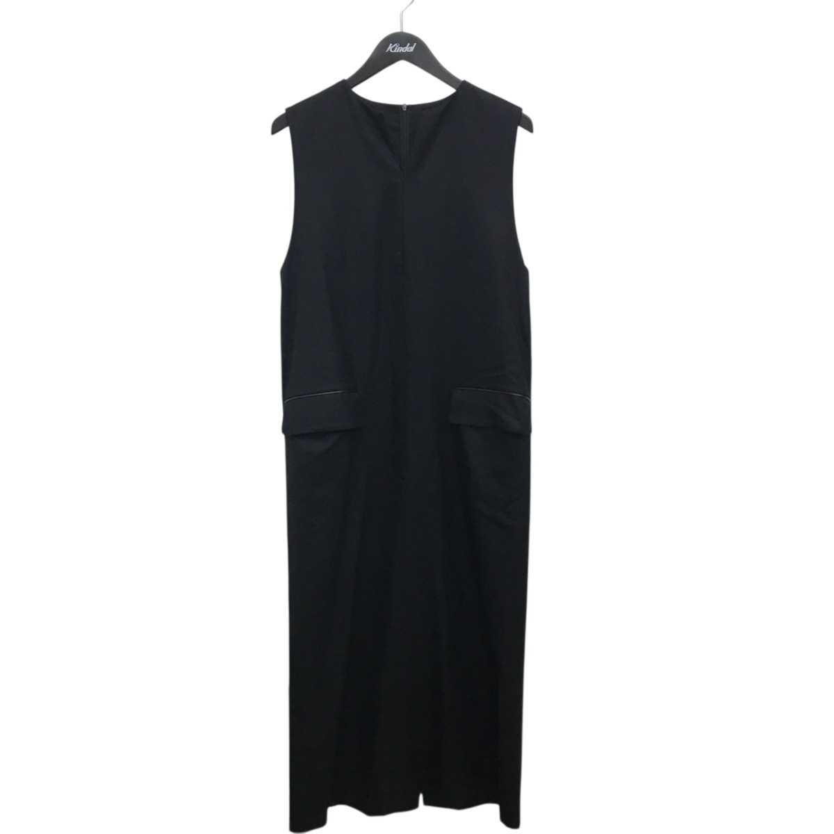 【中古】 GALERIE VIE　 クルーネック ワンピース 23-06-34-06309 ブラック サイズ：36 【210226】（ギャルリーヴィー）
