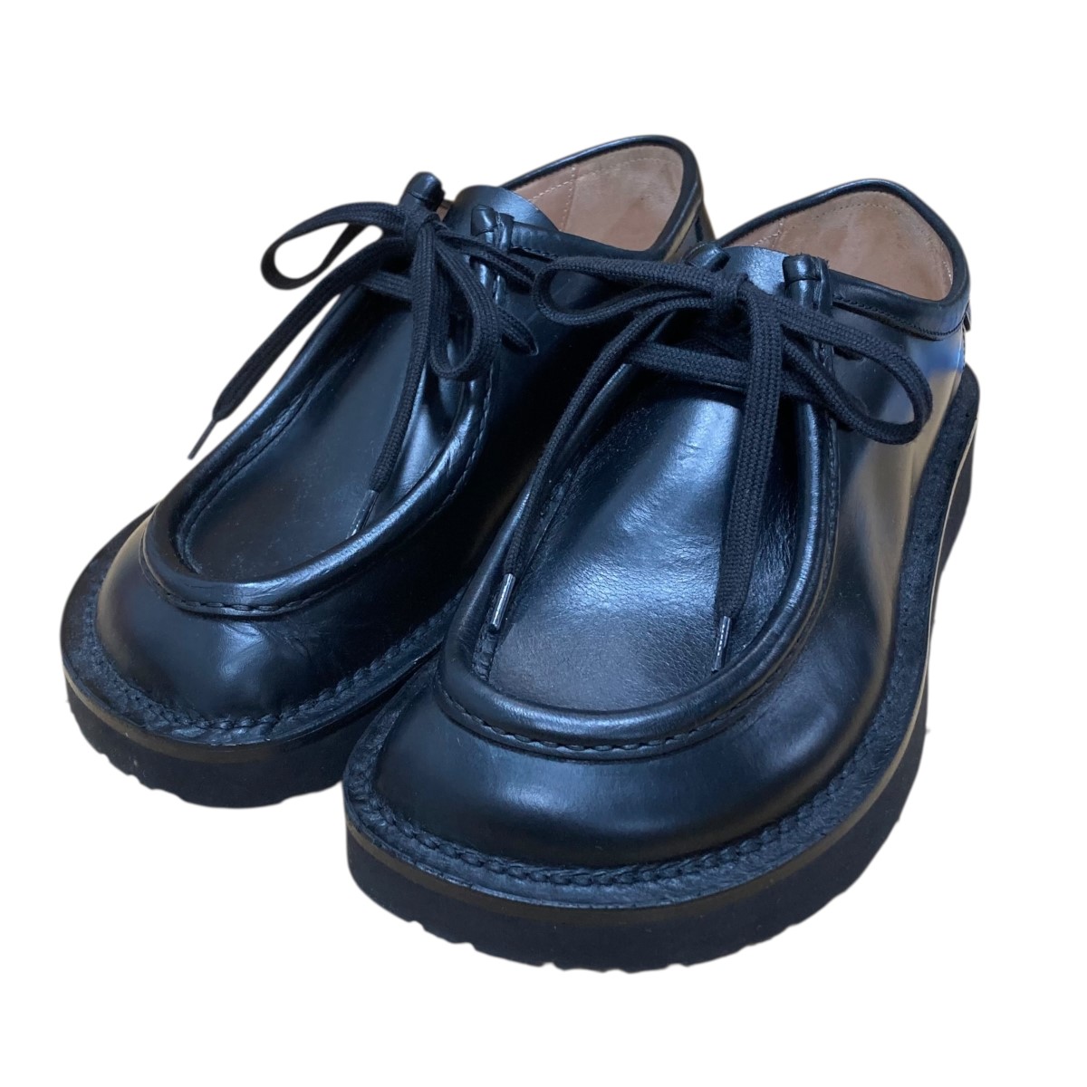 【中古】\u003cBR\u003eLOEWE\u003cBR\u003e｢FARO LACE UP DERBY｣ レースアップダービーシューズ 黒いこと 大きさ：40\u003cBR\u003e【必要経費思いかえす】