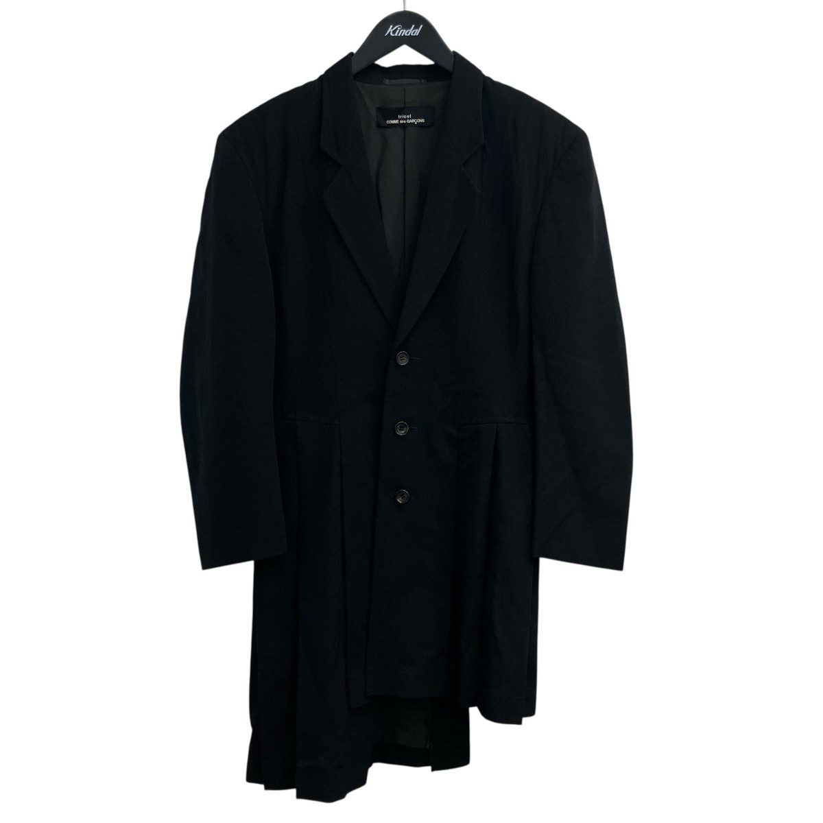 【中古】 tricot COMME des GARCONS　 80s ワンピーステーラードジャケット TJ 050110 ブラック サイズ：- 【120426】（トリココムデギャルソン）