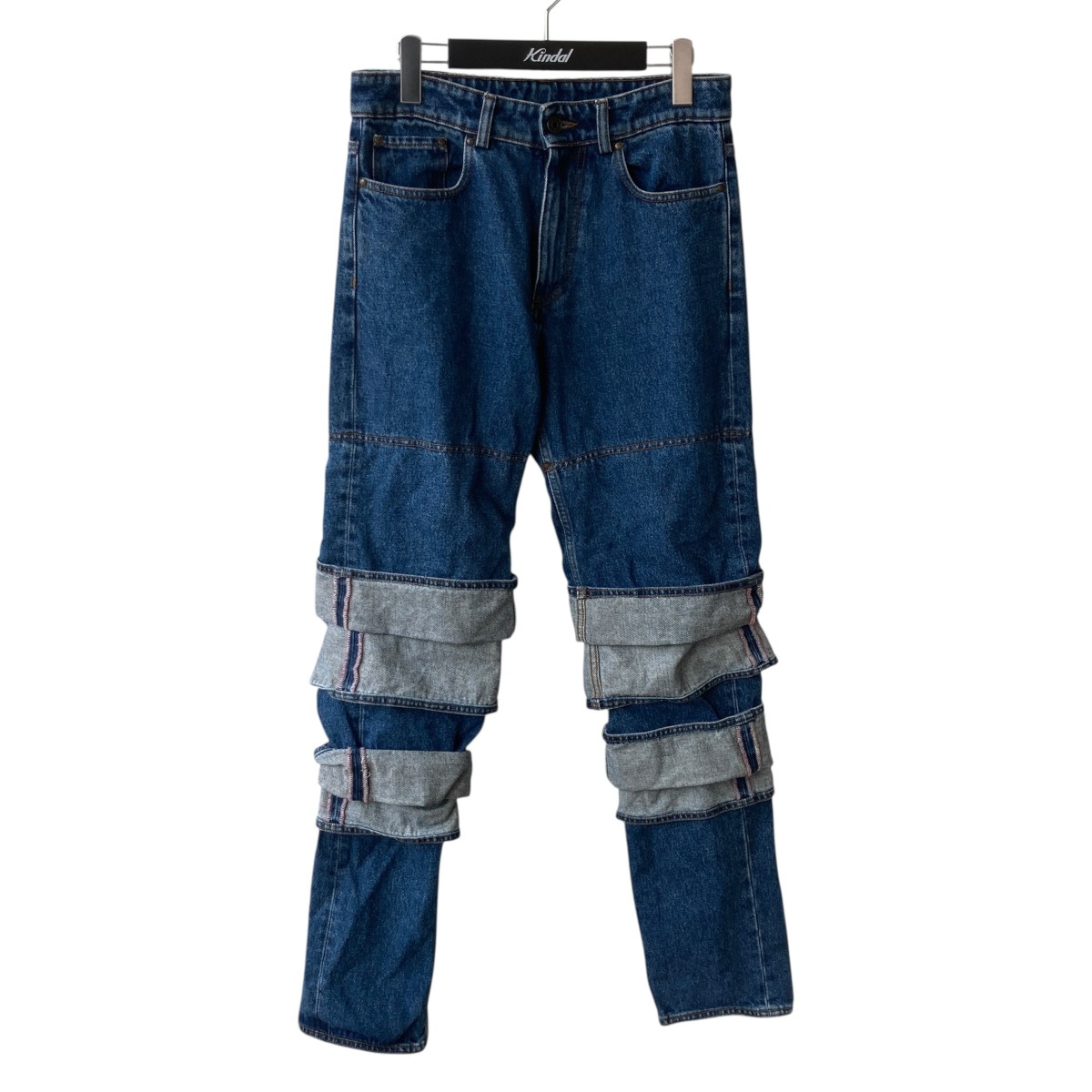 【中古】 Y． PROJECT　 Classic Multi Cuff Jean デニムパンツ インディゴ サイズ：28 【220226】（ワイプロジェクト）