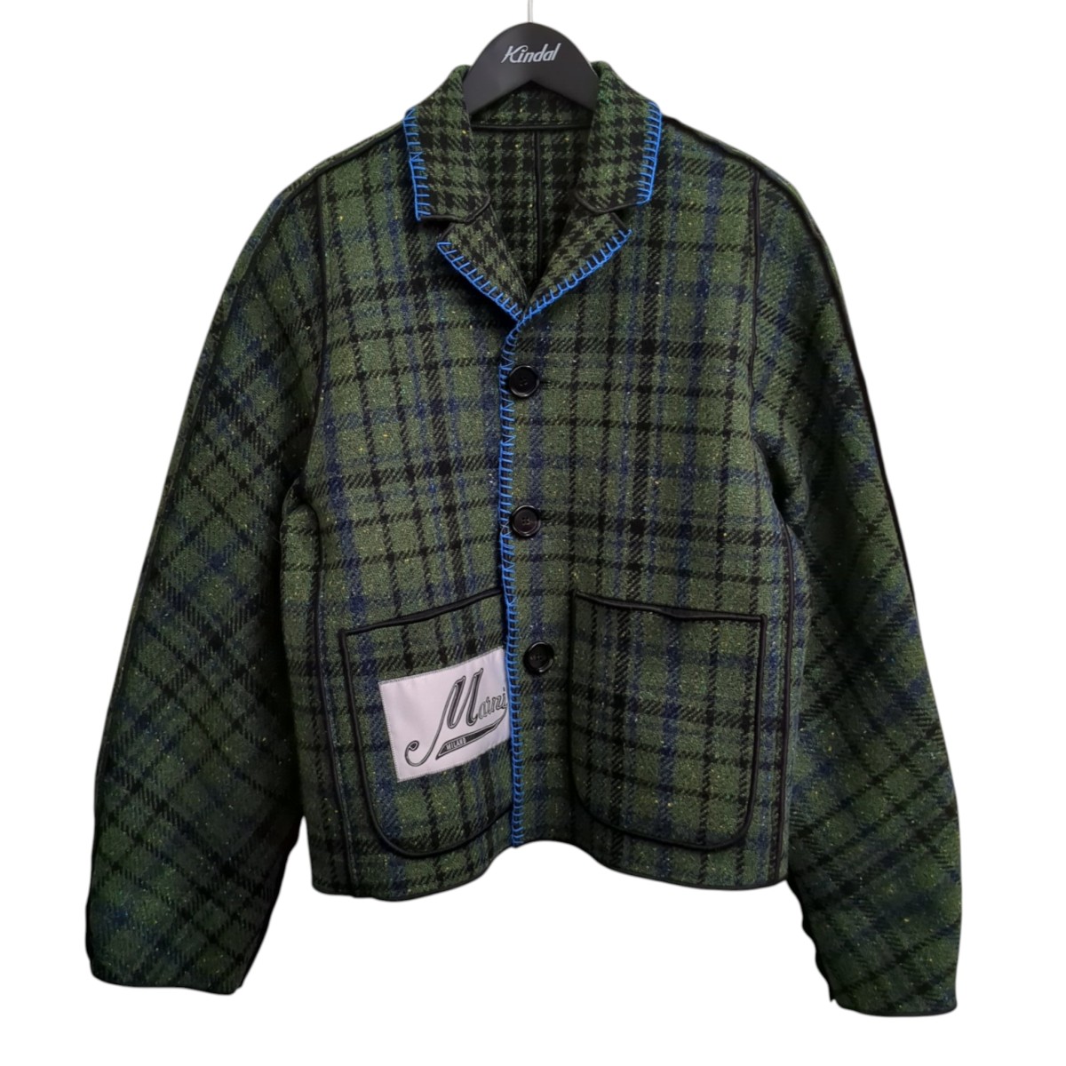 【中古】 MARNI リバーシブルジャケット GIMA0187B0 カーキ サイズ:38 【220226】(マルニ)