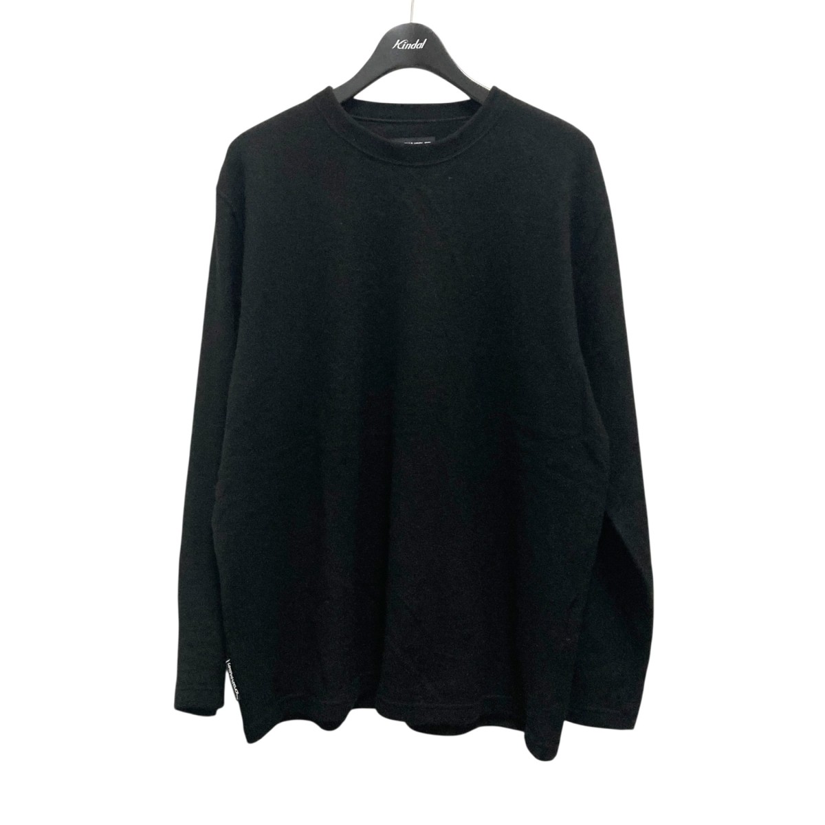 【中古】 LOOPWHEELER　 カシミヤニット ブラック サイズ：XL 【200326】（ループウィラー）