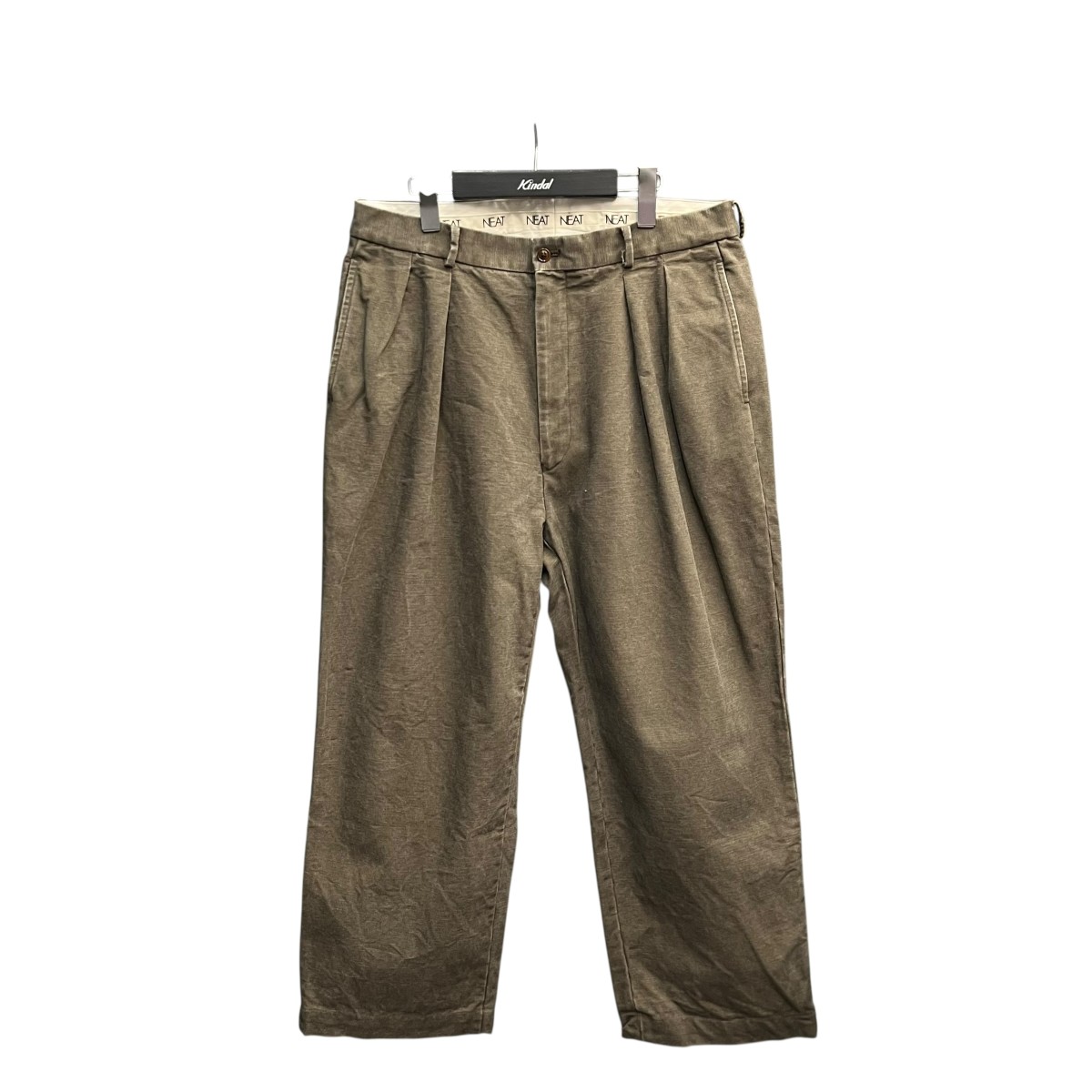 【中古】 NEAT　 26SS Vintage Duck NEAT Chino デニムパンツ ブラウン サイズ：48 【120426】（ニート）