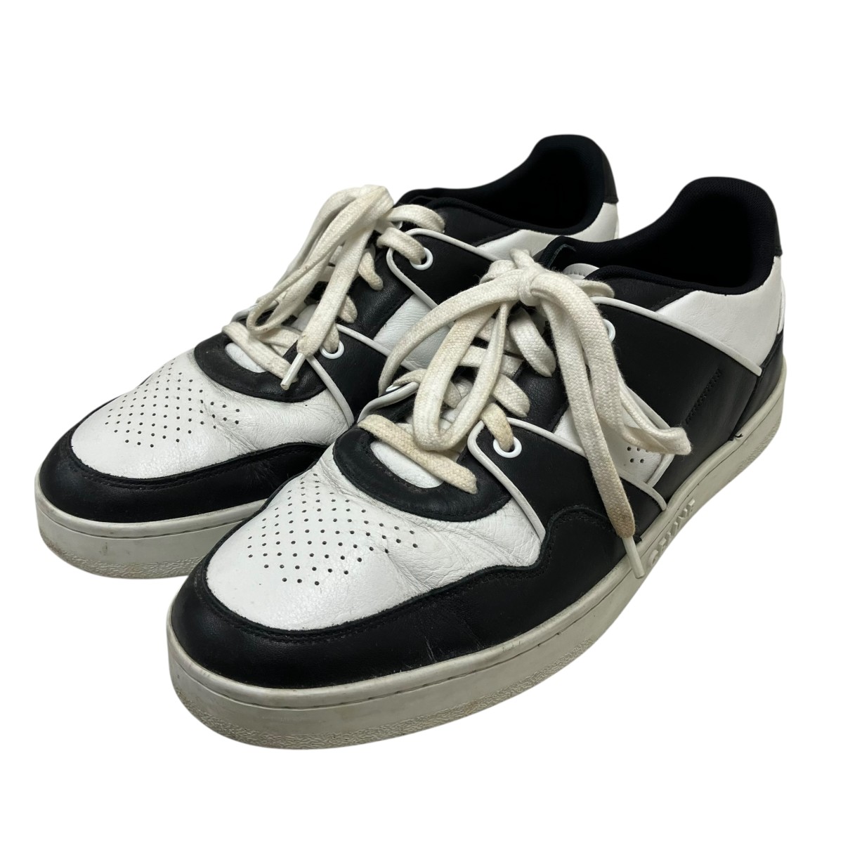 【中古】 CELINE　 ローカットスニーカー ブラック×ホワイト サイズ：42 【230226】（セリーヌ）