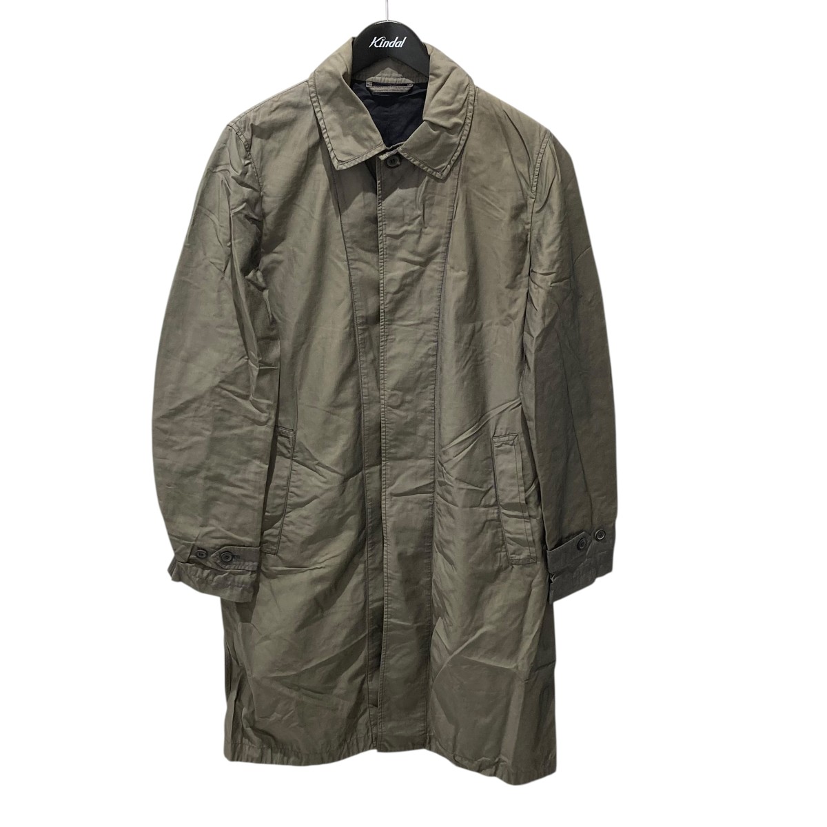 【中古】 LANVIN　 ステンカラーコート M02CL126 5BQ022 オリーブ サイズ：46 【230226】（ランバン）
