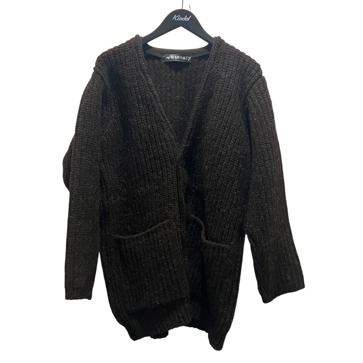 【中古】 OUR LEGACY　 【colossal cardigan】 ローゲージカーディガン ブラウン サイズ：32 【230226】（アワーレガシー）