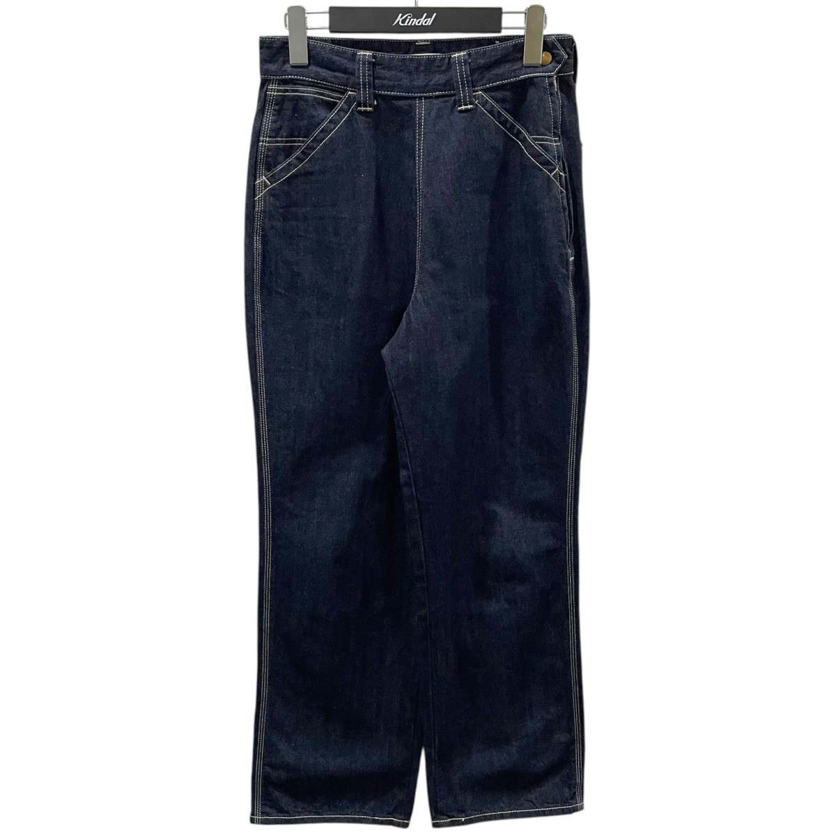 【中古】 LEE×Ron Herman　 デニムパンツ Side Zip Work Pants サイドジップワークパンツ LB9261 インディゴ サイズ：S 【230226】（リー×ロンハーマン）