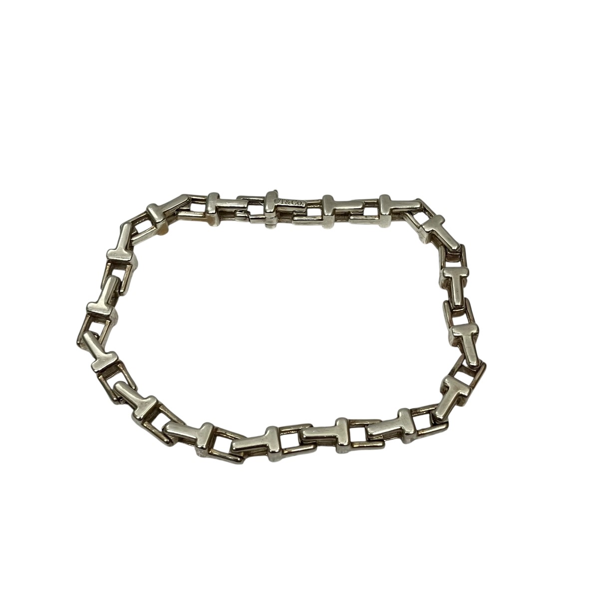 【中古】 Tiffany ＆ Co．　 Tナローブレスレット シルバー サイズ：不明 【230226】（ティファニー）