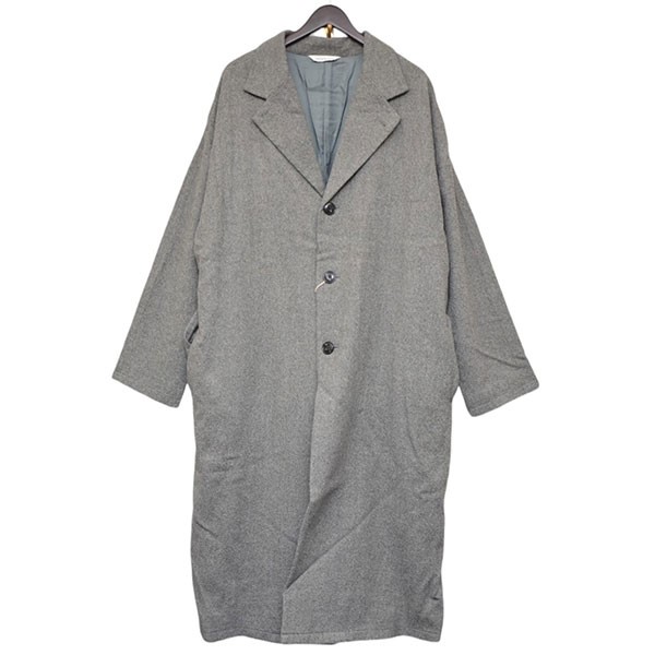 【中古】 ARTS＆SCIENCE 2022AW　Drawstring robe coat　ロングローブコート　0223-U1049-3047 グレー サイズ：3 【価格見直し】