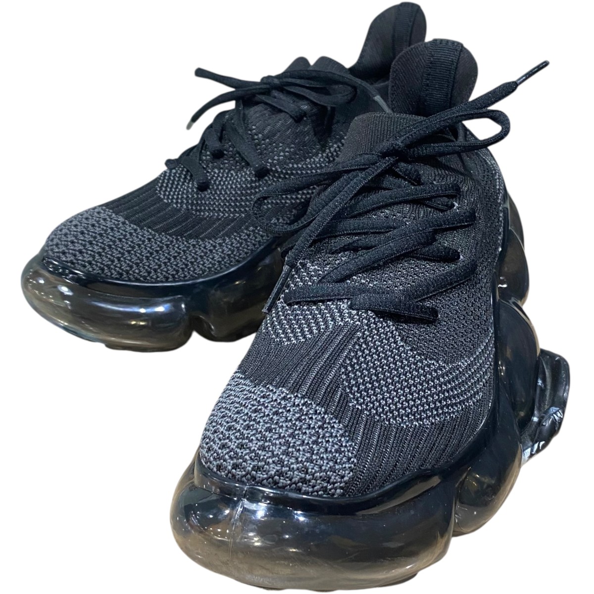 【中古】 grounds　 ローカットスニーカー Moopie ブラック サイズ：24 【230226】（グラウンズ）