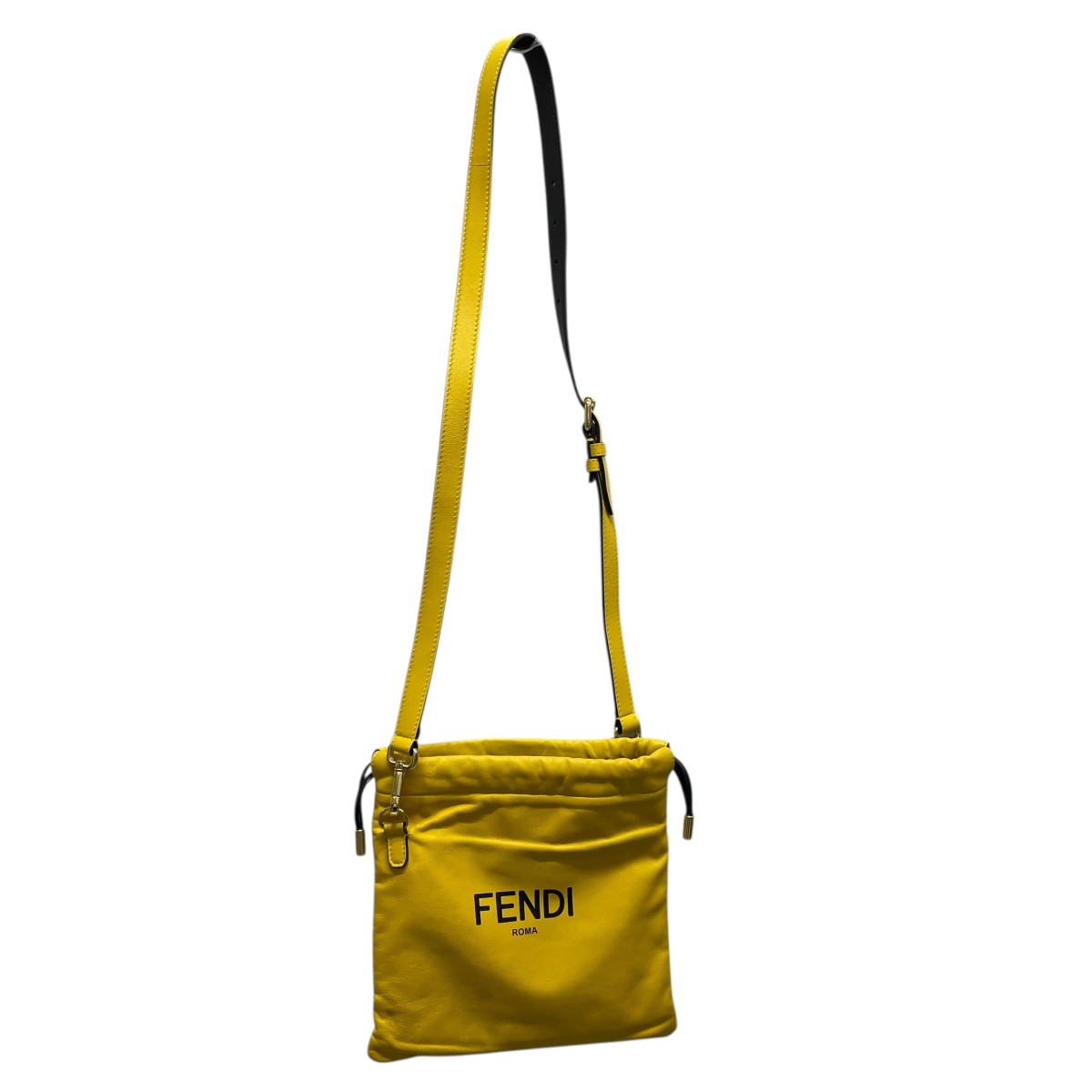 【中古】FENDI ショルダーバッグ 7VA510 黄色 【240226】（フェンディ）