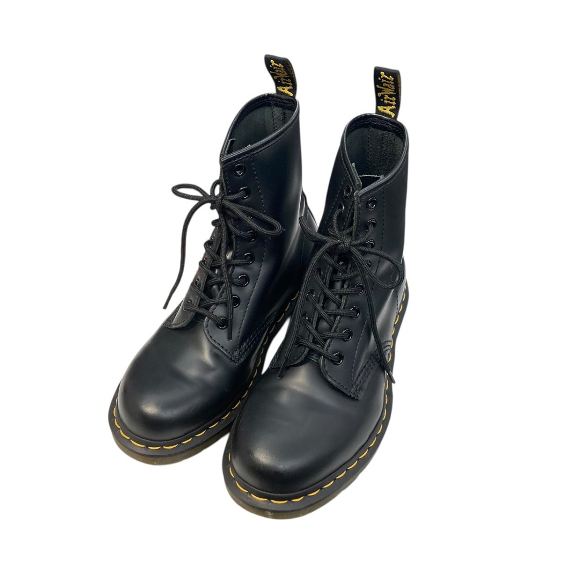 【中古】Dr．Martens 8ホール レースアップブーツ ブラック サイズ：UK5(24.0~24.5cm相当) 【240226】（ドクターマーチン）
