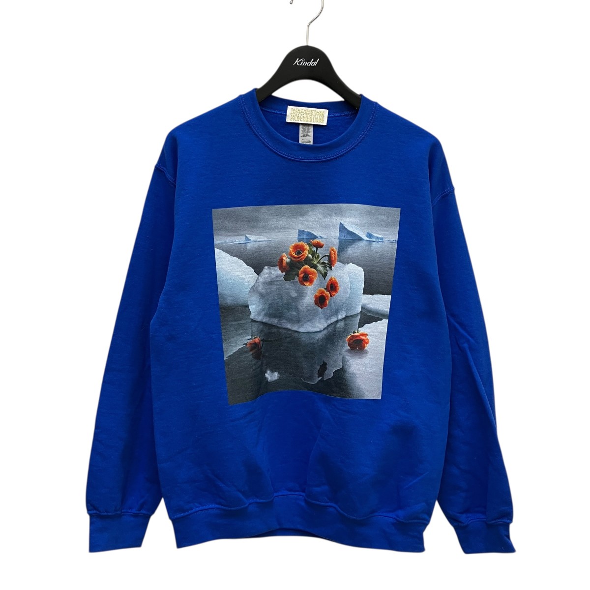 【中古】TATA CHRISTIANE クルーネックスウェット 青色 大きさ：M 【240226】（タタクリスティアン）