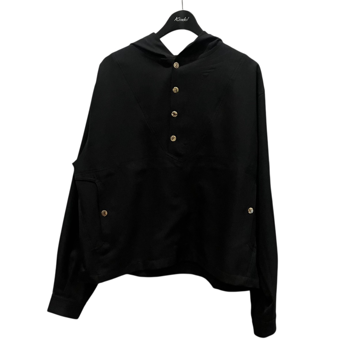 【中古】 Kiko Kostadinov　 フーデッドジャケット 00192025 ブラック サイズ：46 【240226】（キココスタディノフ）
