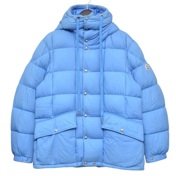 【中古】MONCLER2021AW GRIMBLAT ダウンジャケット G20911C00021 54012 ブルー サイズ:2【価格見直し】|ブランド古着のカインドオル
