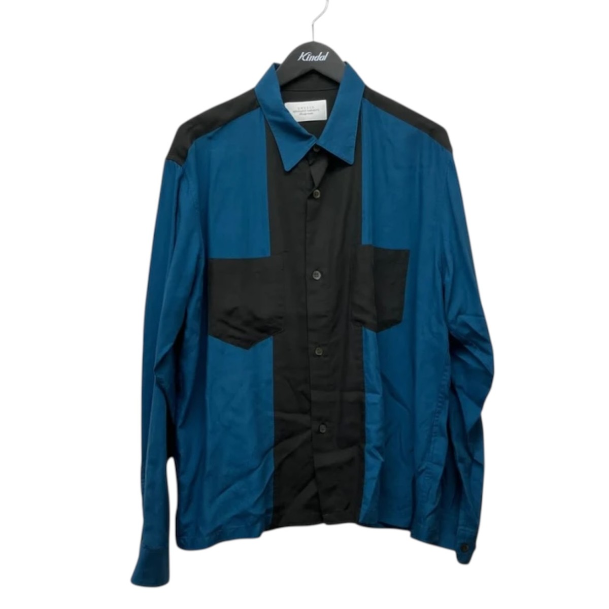 【中古】 UNUSED　 Rayon shirt レーヨンシャツ US2497 ブルー×チャコール サイズ：2 【240226】（アンユーズド） 8,026円