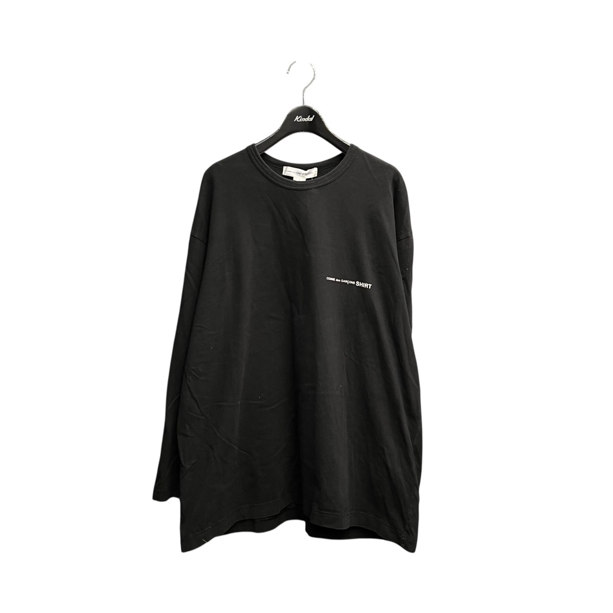 【中古】 COMME des GARCONS SHIRT　 長袖Tシャツ FI-T016 ブラック サイズ：M 【030426】（コムデギャルソンシャツ）