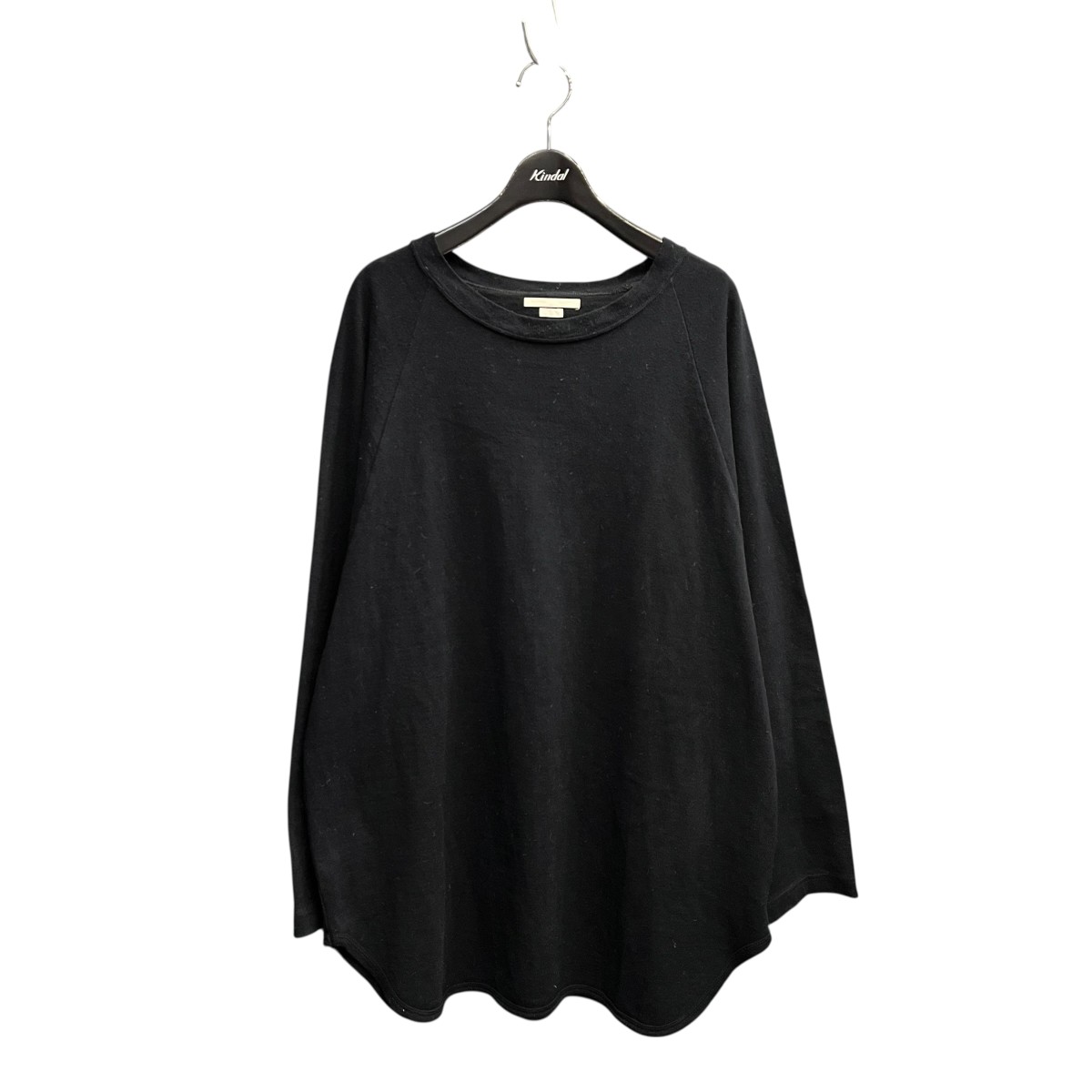 【中古】 blurhms Silk Cotton Baseball Raglan Tee 長袖Tシャツ BHS22F032 ブラック サイズ：3 【価格見直し】