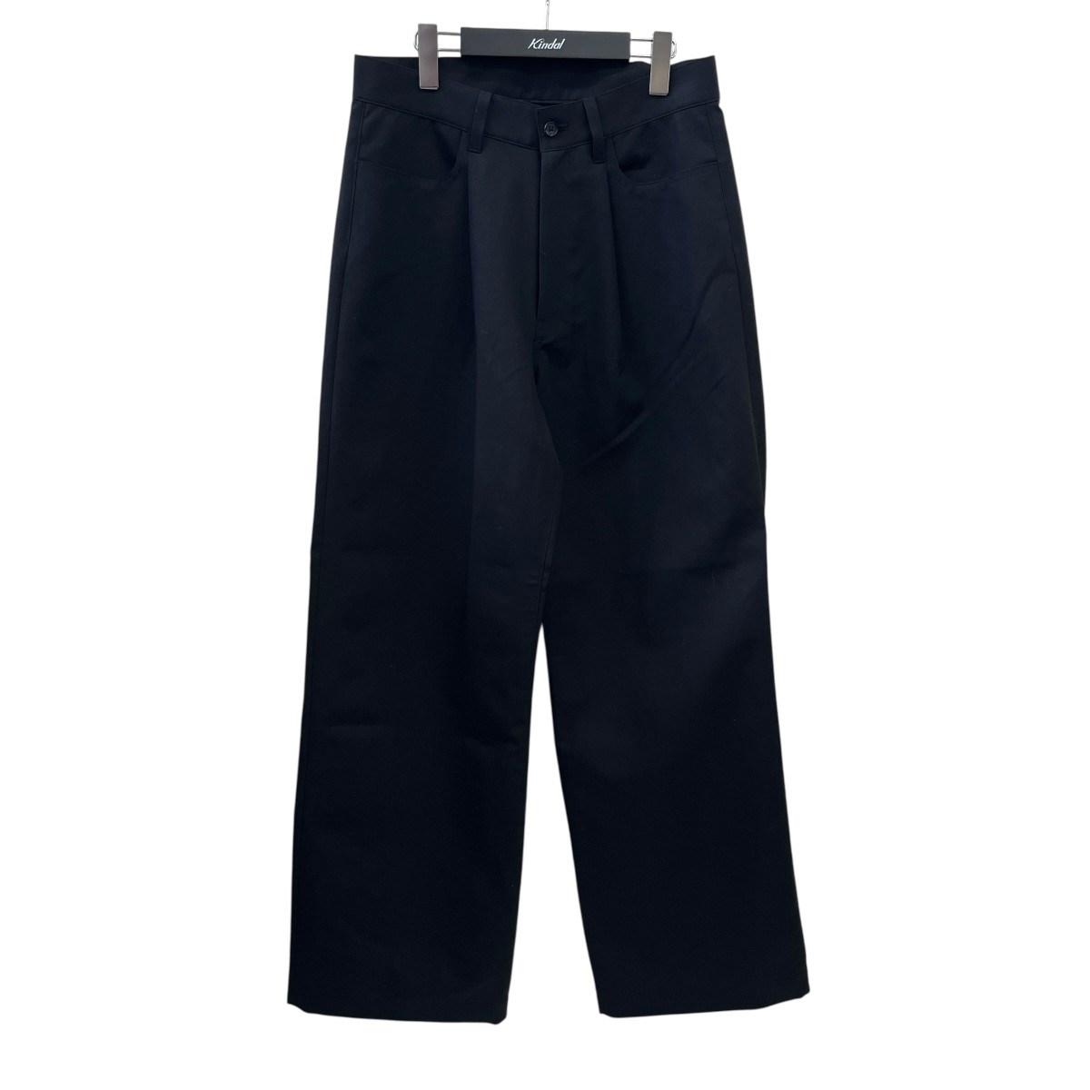 【中古】 ssstein DOUBLE WEAVE COTTON ONE TUCK WIDE PANTS タックワイドパンツ ST 1398 ブラック サイズ：M 【価格見直し】