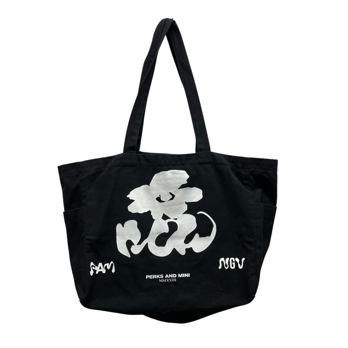 【中古】NGV x P．A．M． Tote Bag - NGV x P．A．M． トートバッグ 黒いこと 【250226】（エヌ・ジー・ヴィー・バイ・パム）