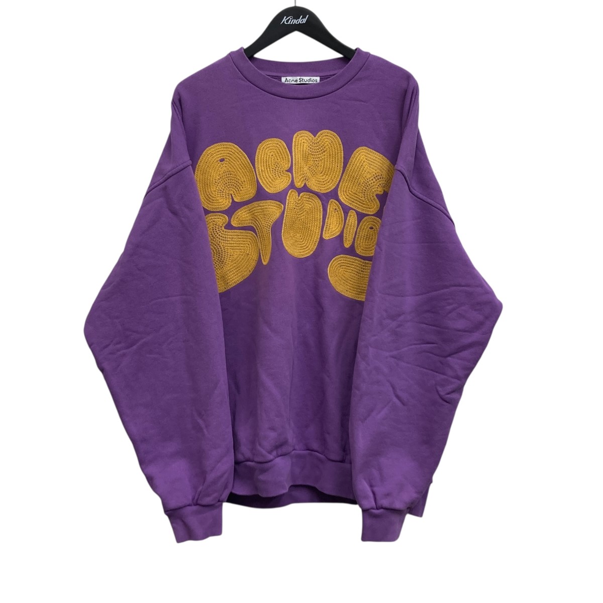 【中古】 ACNE STUDIOS　 クルーネックスウェット パープル サイズ：M 【250226】（アクネストゥディオズ）