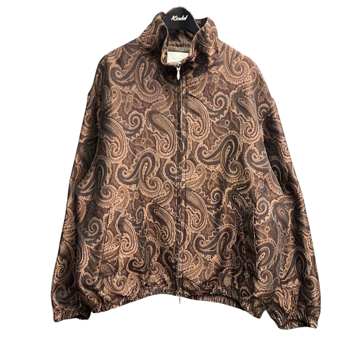【中古】 superNova．　 Track jacket - Paisley jacquard フルジップジャケット ブラウン サイズ：S 【070426】（スーパーノヴァ）