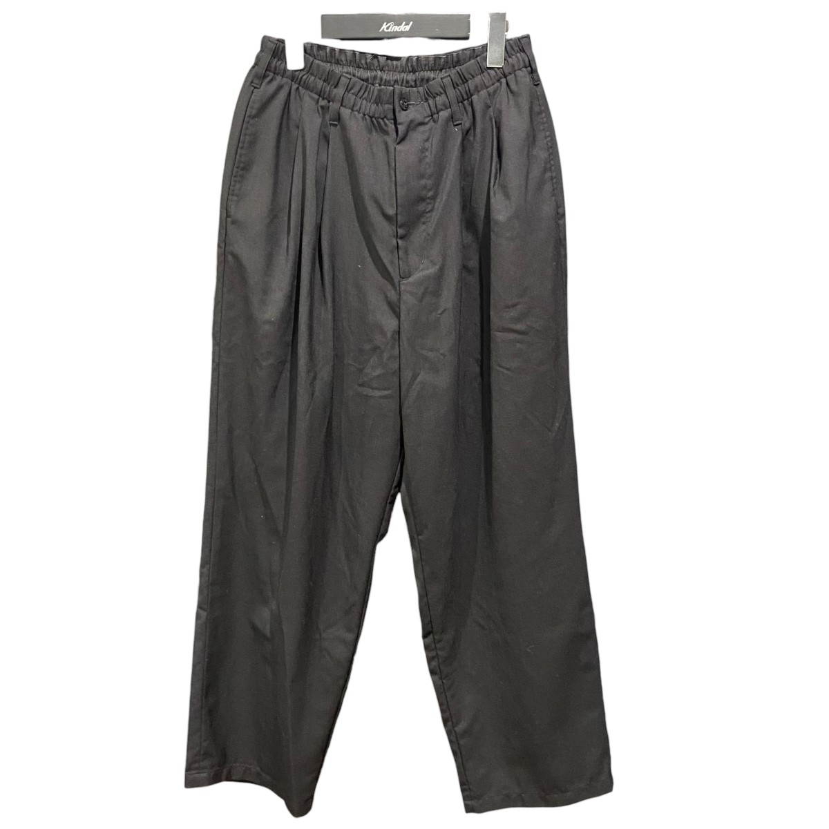 【中古】 COOTIE PRODUCTIONS　 T／W 2 TUCK EASY PANTS ブラック サイズ：S 【250226】（クーティープロダクションズ）