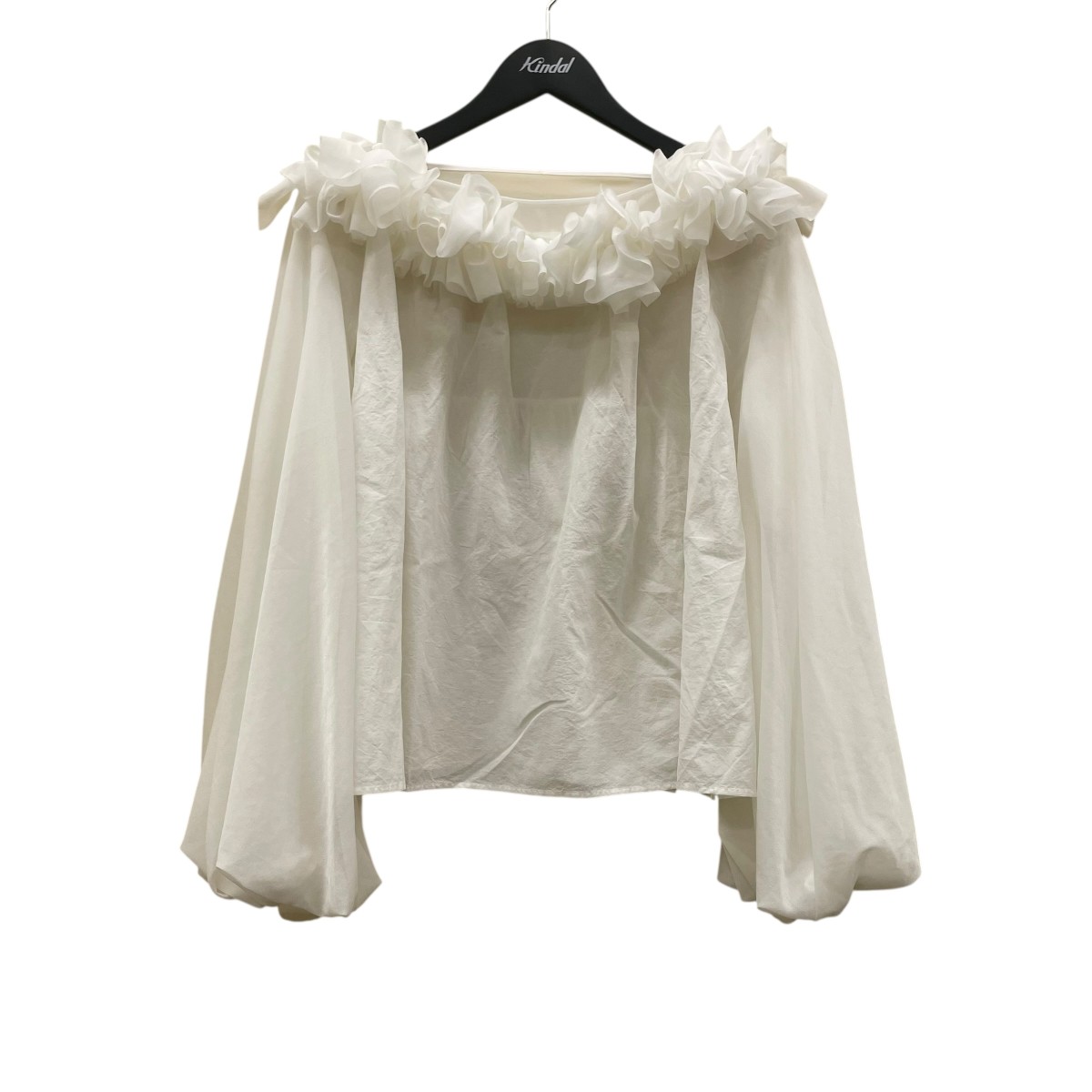 【中古】STINA closet rose bouquet blouse ブラウス 21STINA-24SS-BL01 ホワイト サイズ：Free 【250226】（スティナ クローゼット）