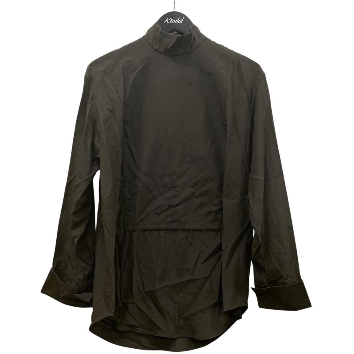 【中古】 JIL SANDER　 シルク プルオーバーシャツ JSWL605005 オリーブ サイズ：32 【250226】（ジルサンダー） 12,184円