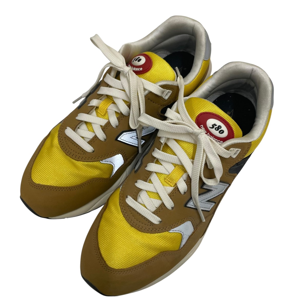 【中古】 NEW BALANCE　 ローカットスニーカー MT580AB2 イエロー×ブラウン サイズ：27.5cm 【250226】（ニューバランス）