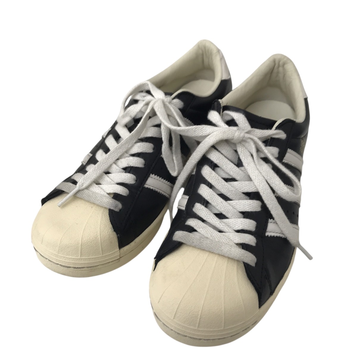【中古】\u003cBR\u003eadidas\u003cBR\u003eSUPERSTAR VINTAGE スニーカー JQ3255 黒いこと 大きさ：26.0糎\u003cBR\u003e【通貨価値思いなおす】