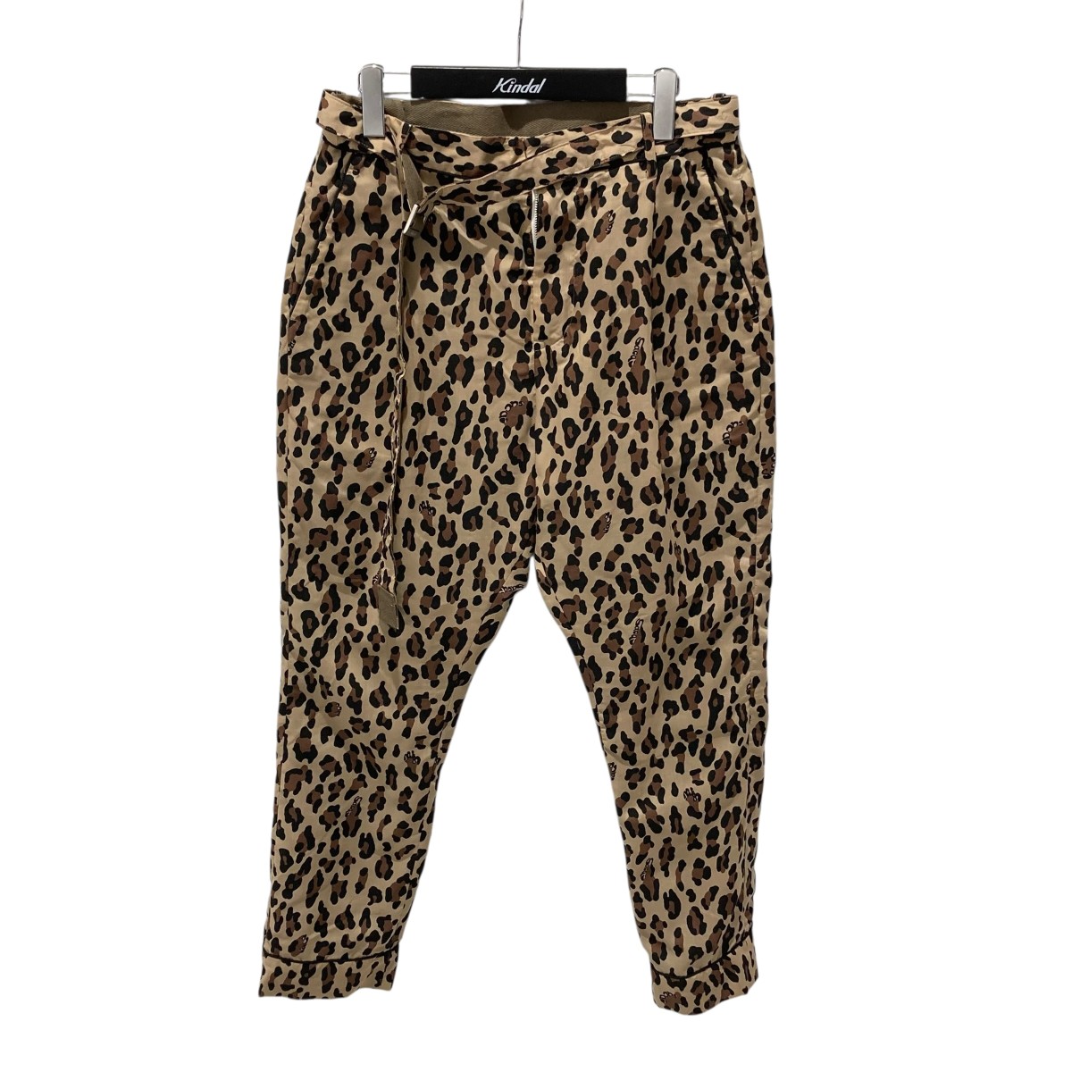 【中古】 sacai Archive Print Mix Pants レオパード マキシパンツ 21-02472M ベージュ サイズ：2 【価格見直し】 15,140円