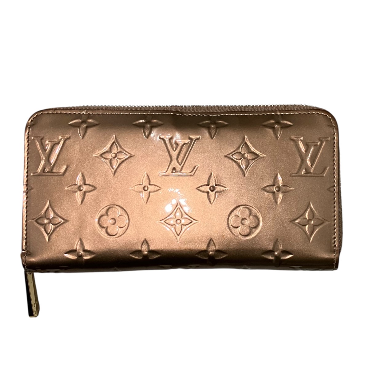 【中古】LOUIS VUITTON 【ジッピー ウォレット】 ラウンドジップウォレット M90603 さくら色ゴールド 【260226】（ルイヴィトン）