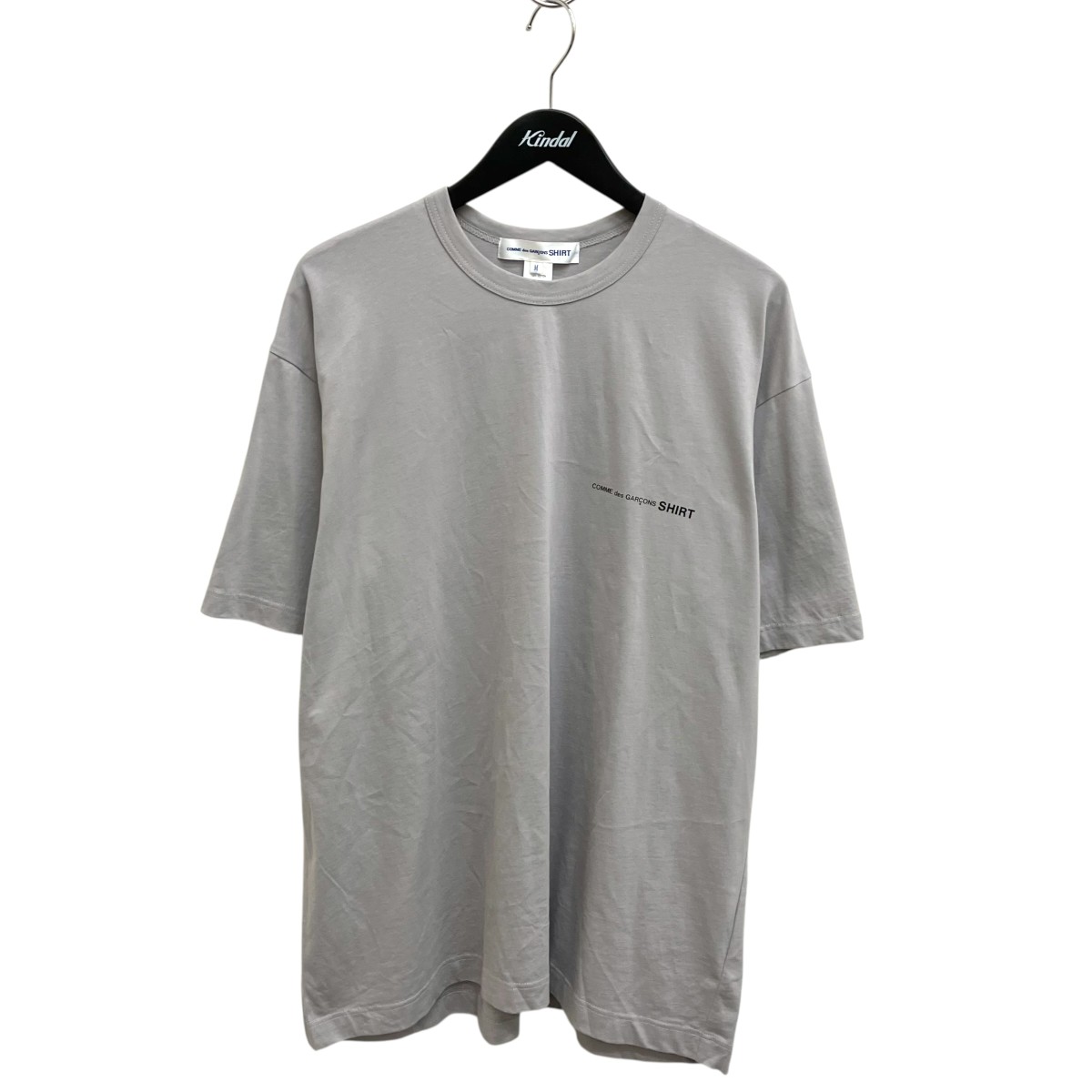 【中古】 COMME des GARCONS SHIRT　 半袖Tシャツ FO-T023 ライトグレー サイズ：M 【270226】（コムデギャルソンシャツ）