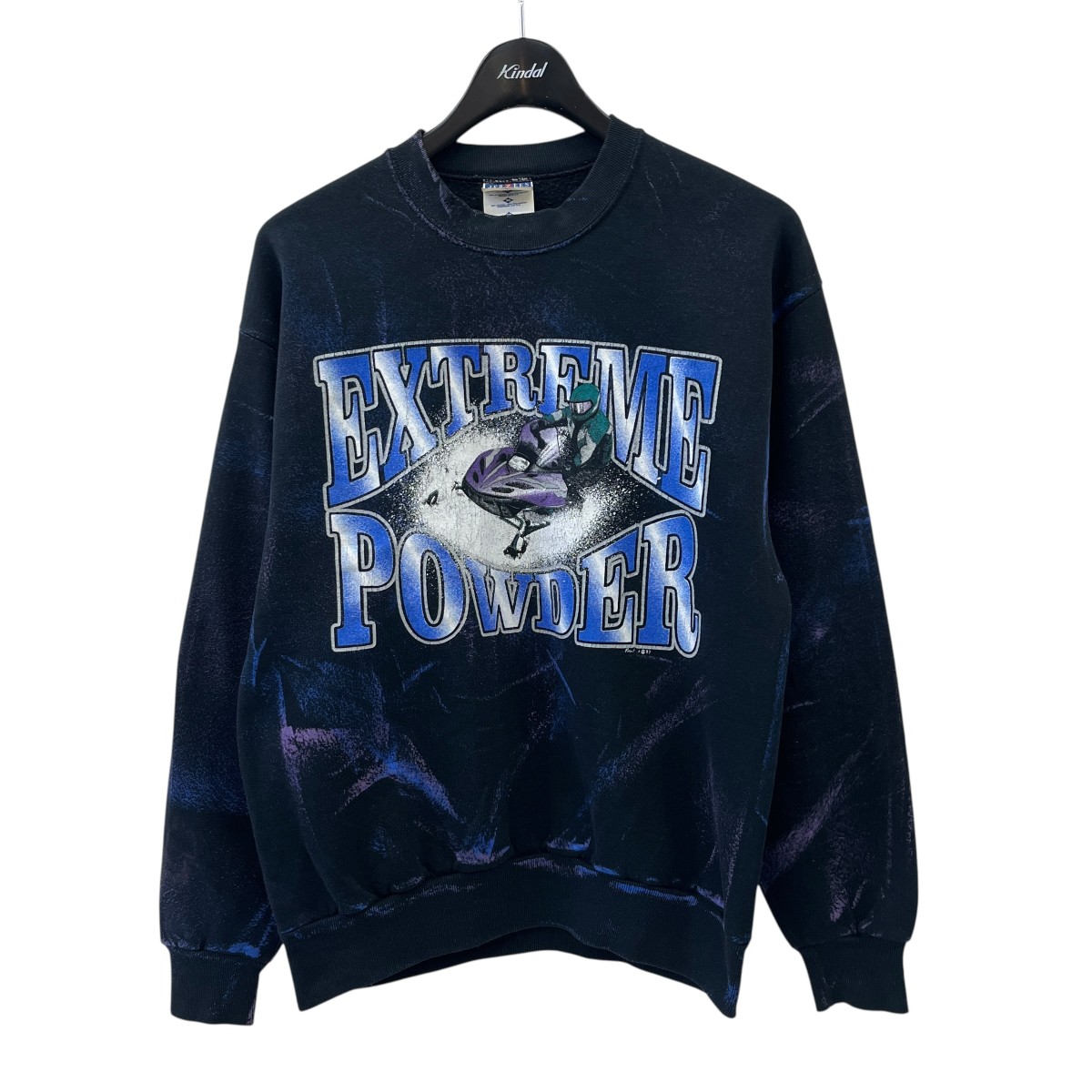 【中古】 JERZEES 90S vintage クルーネックスウェット ブラック サイズ:M 【270226】(ジャージーズ)
