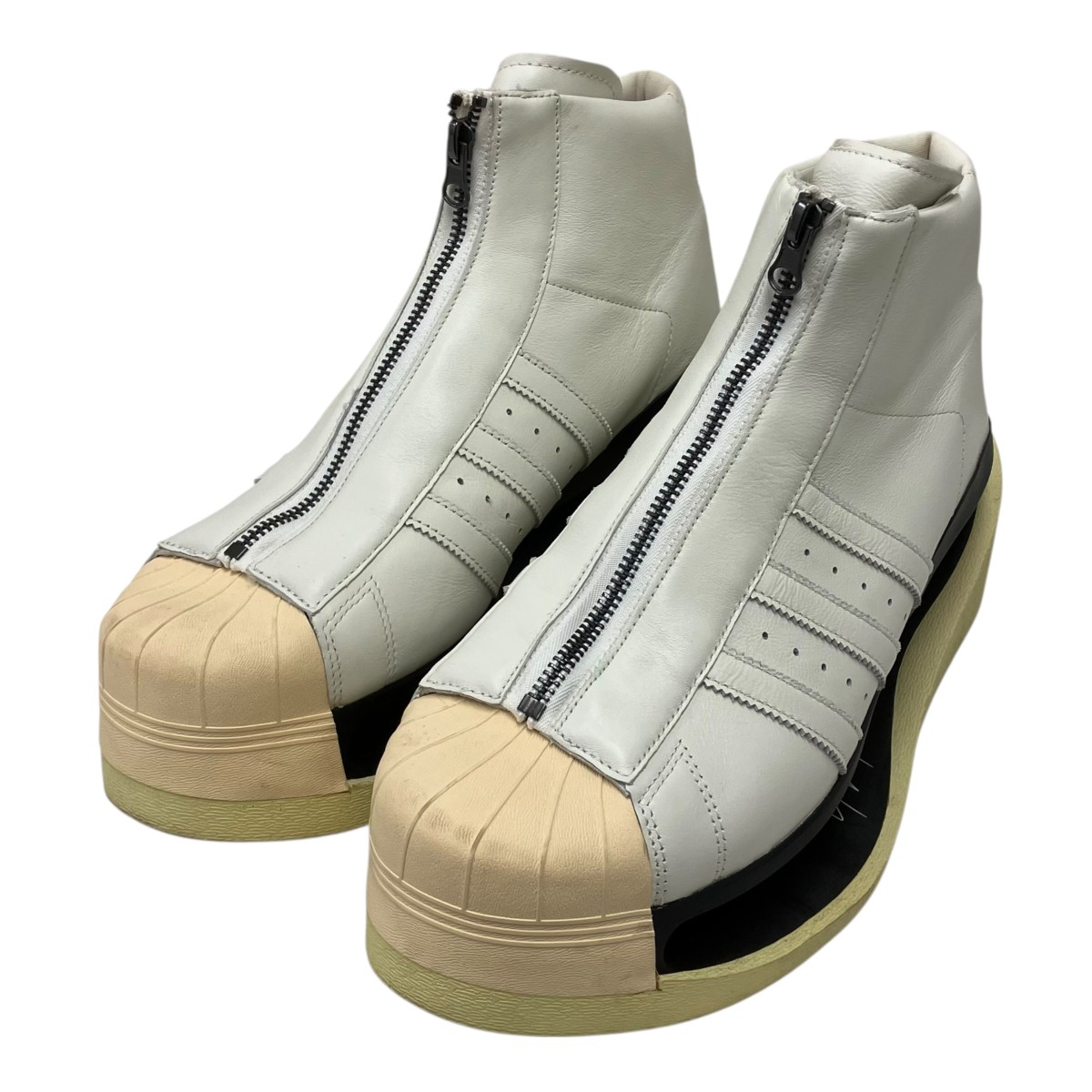 【中古】 Y-3　 GENDO PRO MODEL 厚底スニーカー ホワイト サイズ：28cm 【270226】（ワイスリー）