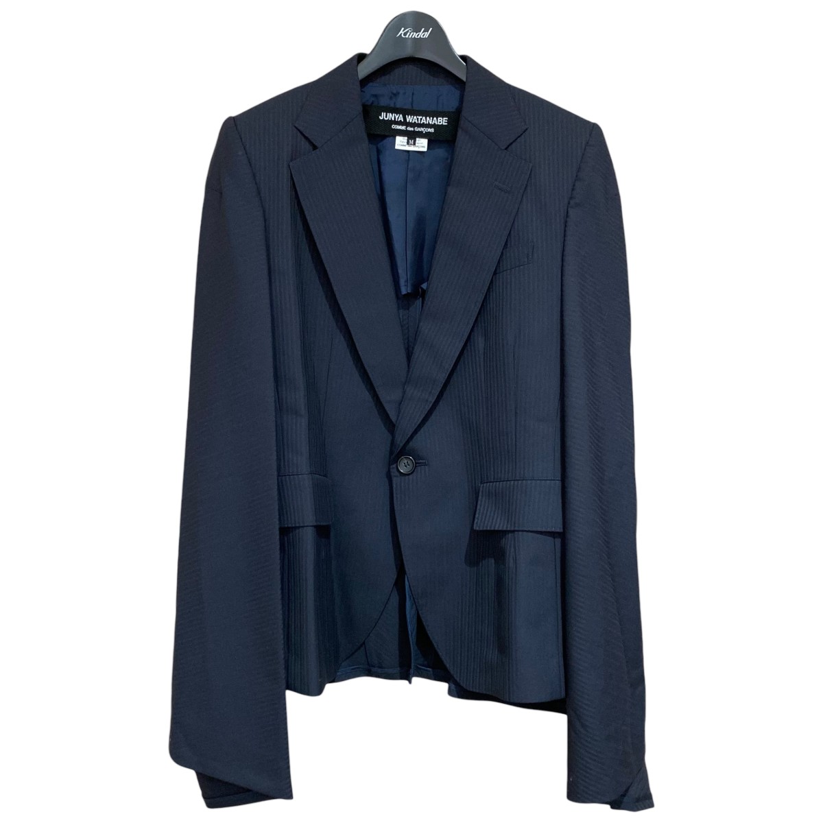 【中古】 JUNYA WATANABE CDG　 ケープテーラードジャケット JE-J001 ブラック サイズ：M 【270226】（ジュンヤワタナベ）