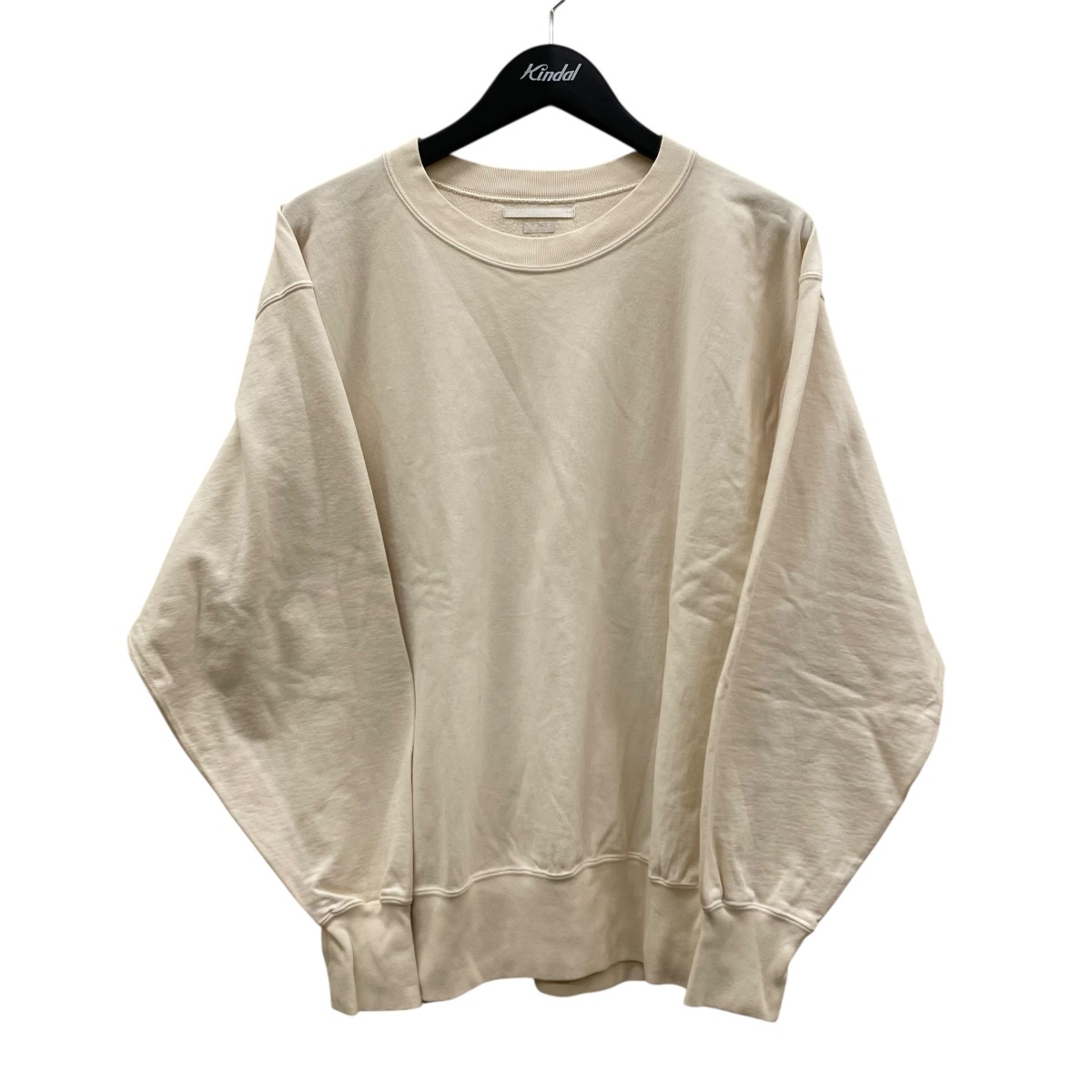 【中古】 blurhms Light Sweat Crew-neck クルーネックスウェット BHSW24S26 ベージュ サイズ:0 【270226】(ブラームス)